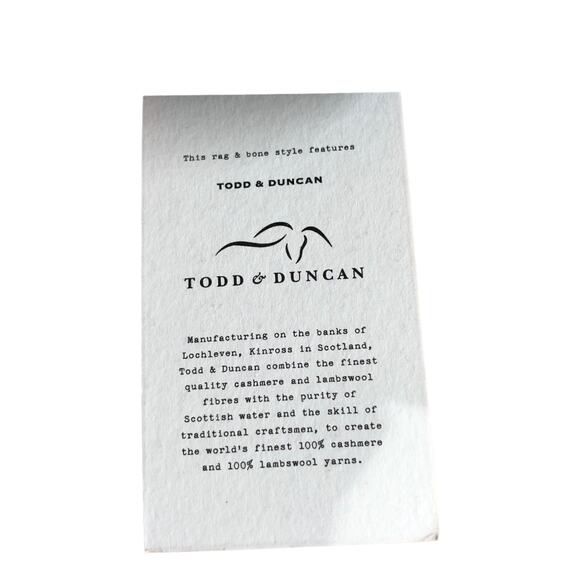 NEW Rag & Bone Lunet Wool Lambswool Turtleneck Sweater Chunky Knit Oatmeal Sz XS - Picture 9 of 10